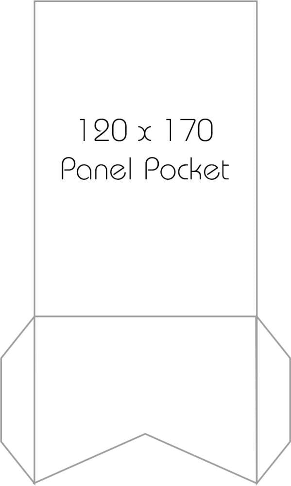120 x 170 Panel Pocket - Onyx